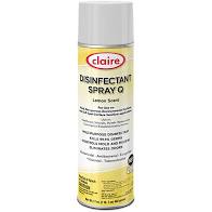 CLAIRE DISINFECTANT SPRAY Q LEMON SCENT 17oz