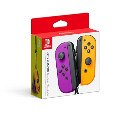 Nintendo Neon Purple/ Neon Orange Joy-Con (L-R) - Switch