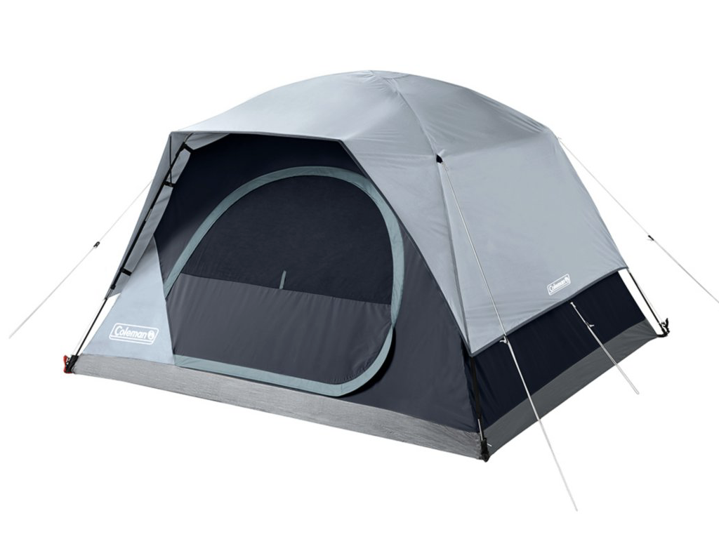 Skydome 4-Person Camping Tent with LED Lighting