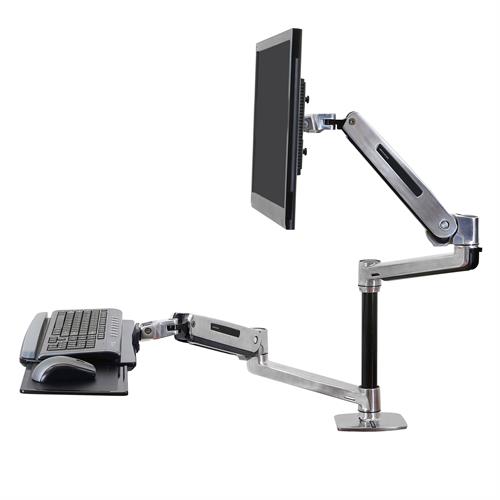 WORKFIT-LX SIT-STAND DESK MOUNT POSITIONS KEYBOARD AND MONITOR