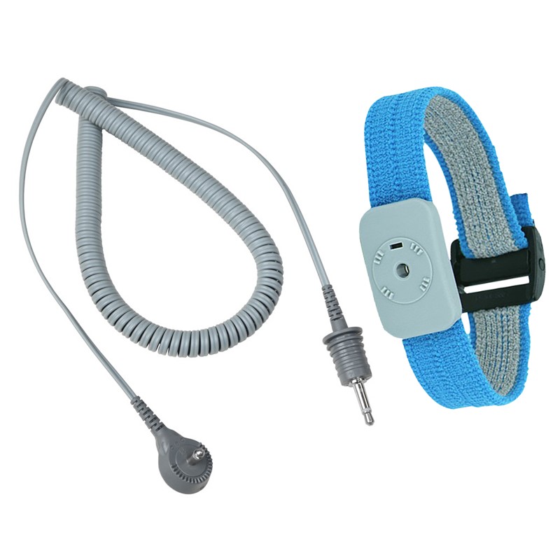 SCS WRIST STRAP ADJUSTABLE, DUAL CONDUCTOR w/5