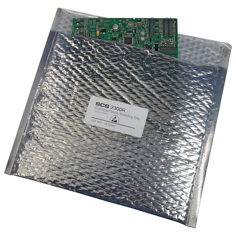 2300R Series Cushioned Static Shield Bag, 12 x 18, 100 EA